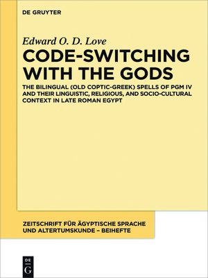 cover image of Code-switching with the Gods